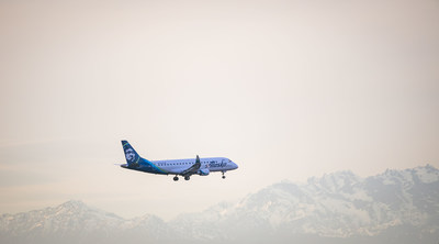 Alaska Airlines adds the Embraer 175 jet to state of Alaska flying starting October 2020.