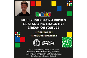 Midsummer Madness as Rubik's Cube Fans Set to Break a Guinness World Record