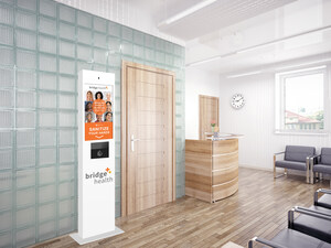 TouchSource Wellness Kiosks Deliver Contactless Messaging With Temperature Readings and Hand Sanitizing