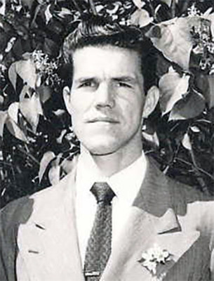 Jim Simer, circa 1960. A WWII Pacific Theater Veteran, Simer will be memorialized in the lobby of Pearl Harbor's renovated Ford Island Control Tower later this year. Simer is being honored as part of the 75th anniversary of V-J Day, as well as his contributions to U-Haul Company, which is celebrating 75 years of moving America.