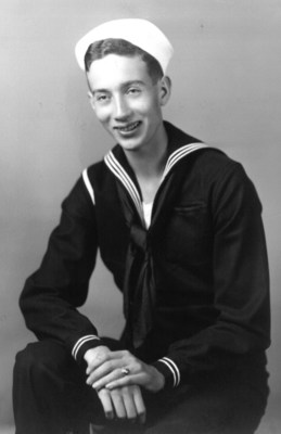 Nelson Miller, circa 1944. A WWII Pacific Theater Veteran, Miller will be memorialized in the lobby of Pearl Harbor's renovated Ford Island Control Tower later this year. Miller is being honored as part of the 75th anniversary of V-J Day, as well as his contributions to U-Haul Company, which is celebrating 75 years of moving America.