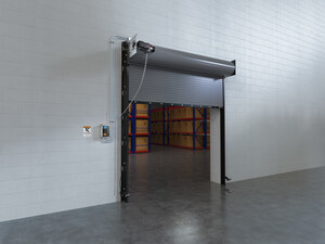 LiftMaster® Provides Cost Effective Solution for Motorizing Low Headroom Rolling Doors with New Variable Speed Commercial Door Operator