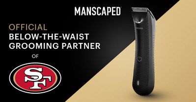 Leading men's below-the-waist grooming and hygiene brand, MANSCAPED, and five-time Super Bowl champions the San Francisco 49ers have announced an exclusive multi-year partnership.