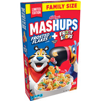 New Kellogg’s® MASHUPS Cereal with Kellogg’s Frosted Flakes® and Froot Loops® bring the perfect mix of two cereal favorites in one box.