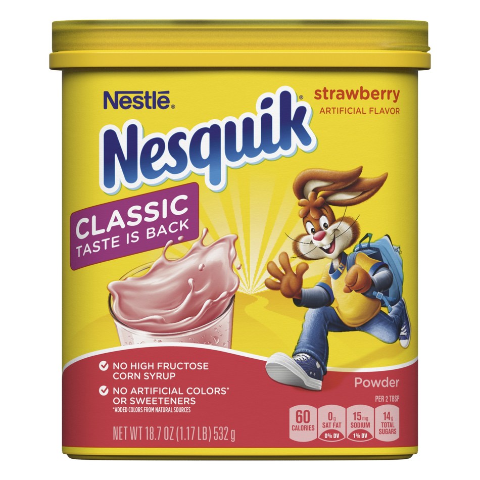 The Classic And Nostalgic Taste Of Nesquik Powder Is Back