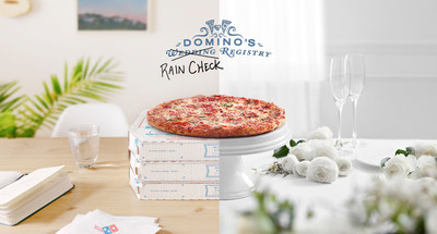 Many couples have had to postpone their weddings due to the circumstances around COVID-19. To help make their days brighter, Domino’s created a Rain Check Registry where friends and family can send them some pizza love through eGift cards.