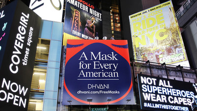 DHVANI is on a bold mission to provide a mask for every face in America and ultimately slow the spread of the COVID-19 pandemic by 90%