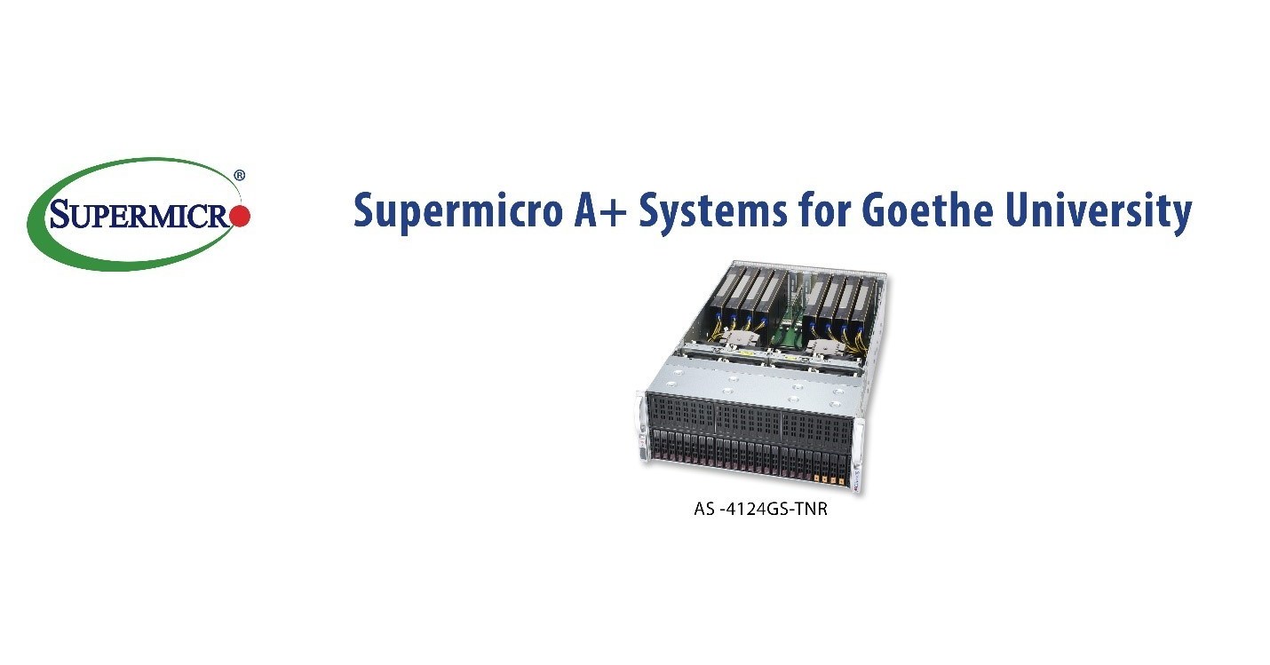 Supermicro and goethe university frankfurt deliver high performance