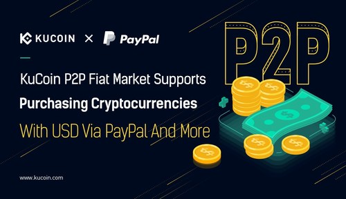 KuCoin P2P Fiat Market Supports Buying Crypto With USD Via PayPal