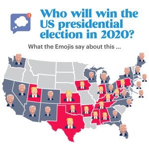 Mood Messenger Analyses the Use of Trump and Biden Emojis to Predict Who Will Win the 2020 Presidential Elections