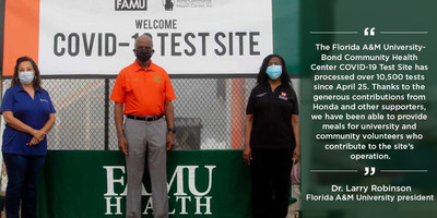 Honda has partnered with 58 HBCUs, including Florida A&M University, on a COVID-19 relief initiative to address immediate needs within their communities.