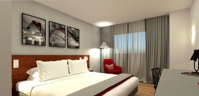 Opening next week, the 133-room Ramada by Wyndham Valencia Almussafes is located minutes from the Rey Juan Carlos Business Park and offers accessibility to the City of Arts & Sciences opera house, science museum, aquarium and more.