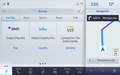 SiriusXM with 360L delivers intuitive "For You" content recommendations that enable listeners to discover more of what they love, based on listening habits, served on screen for easy, one-touch access.