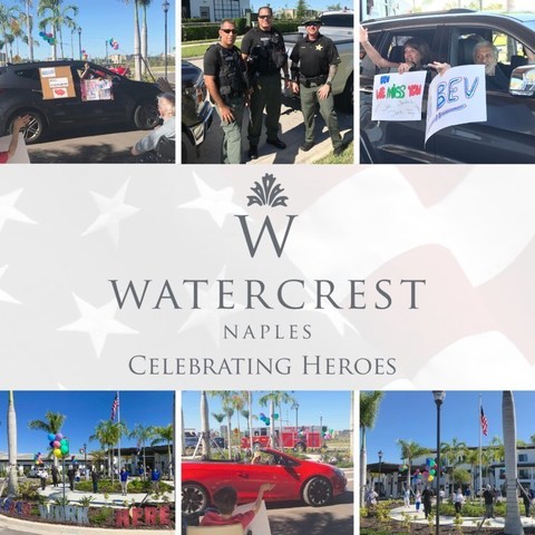 At Watercrest Naples Assisted Living and Memory Care, associates and community healthcare partners were recognized for their hard work and dedication during Watercrest Naples "Heroes Appreciation Week and Parade."