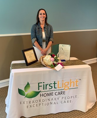 Omaha resident Stephanie King has been named FirstLight Home Care's 2020 National Caregiver of the Year.