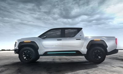 Nikola unveils The Badger, the world's most advanced zero-emission fuel cell-electric/ battery-electric pickup truck.