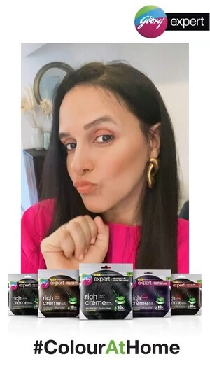 Home-hair Colouring Picks up Among Celebrities; Actress Neha Dhupia Gets Hair #ColourAtHome With Godrej Expert Rich Crème