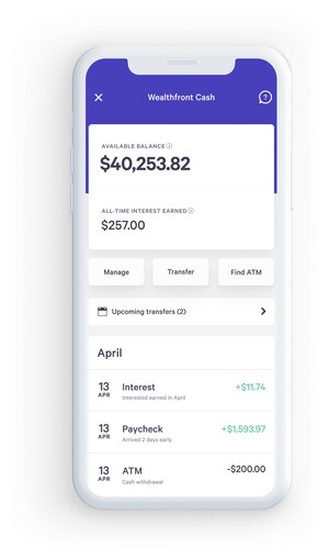 Wealthfront Adds Debit Card And Checking Features To Its Cash Account