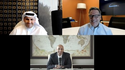 Ambassador Yousef Al Otaiba hosted Khaldoon Al Mubarak, CEO of Mubadala and David McCormick, CEO of Bridgewater Associates on the 2nd episode of the Podbridge podcast.