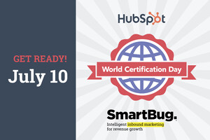 SmartBug Media® Partners with HubSpot to Host World Certification Day on July 10, 2020