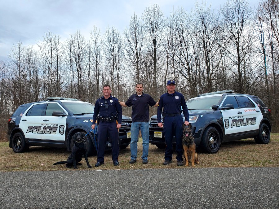 Mount Laurel Animal Hospital and MLPD Welcome Specialized K-9s With Help  From Citizens and Local Businesses