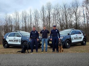 Mount Laurel Animal Hospital and MLPD Welcome Specialized K-9s With Help From Citizens and Local Businesses