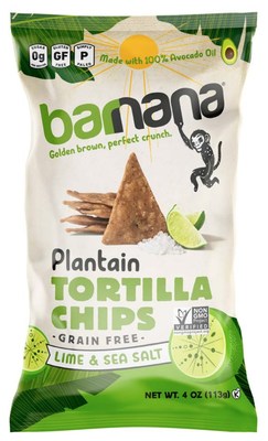 Barnana Plantain Tortilla Chips Lime & Sea Salt