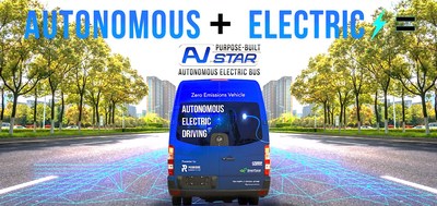 GreenPowers EV Star integrating Perrone Robotics components for Jacksonvilles autonomous transit network.