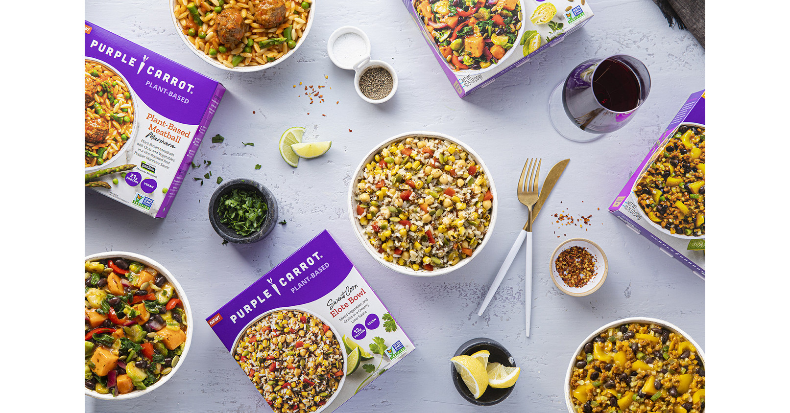 Purple Carrot Launches New Single Serve Frozen  Meals in 
