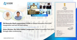 Nitin Gadkari Inaugurates VVDN's Global Innovation Park (Technology Innovation, Engineering and Manufacturing Hub) at Manesar in India; PM Narendra Modi Sent his Best Wishes