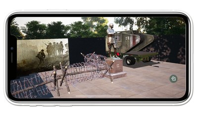 Telling the story “The Genesis of the Modern Tank” using 3D models, AR environments and video in very unique combinations, in the National World War I Memorial “Virtual Explorer” App, now available in the App Store and on Google Play, was released by the Doughboy Foundation on July 3.