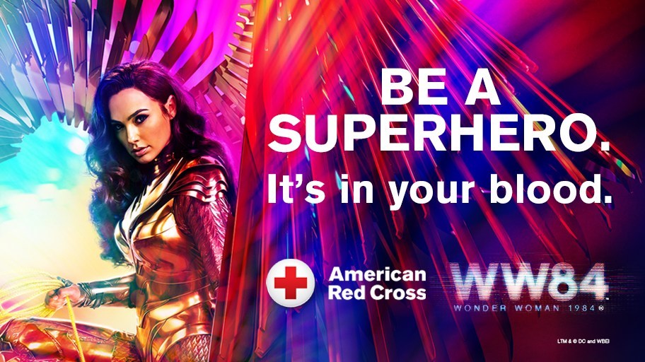 Red Cross Joins Forces With Wonder Woman 1984 To Save The Day