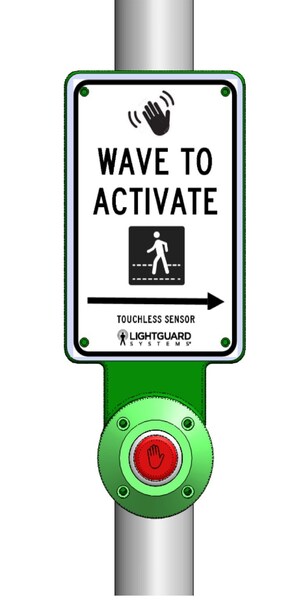 LIGHTGUARD Announces Development of COVID-19 Touchless Pedestrian Push Button for Public Safety at Crosswalks