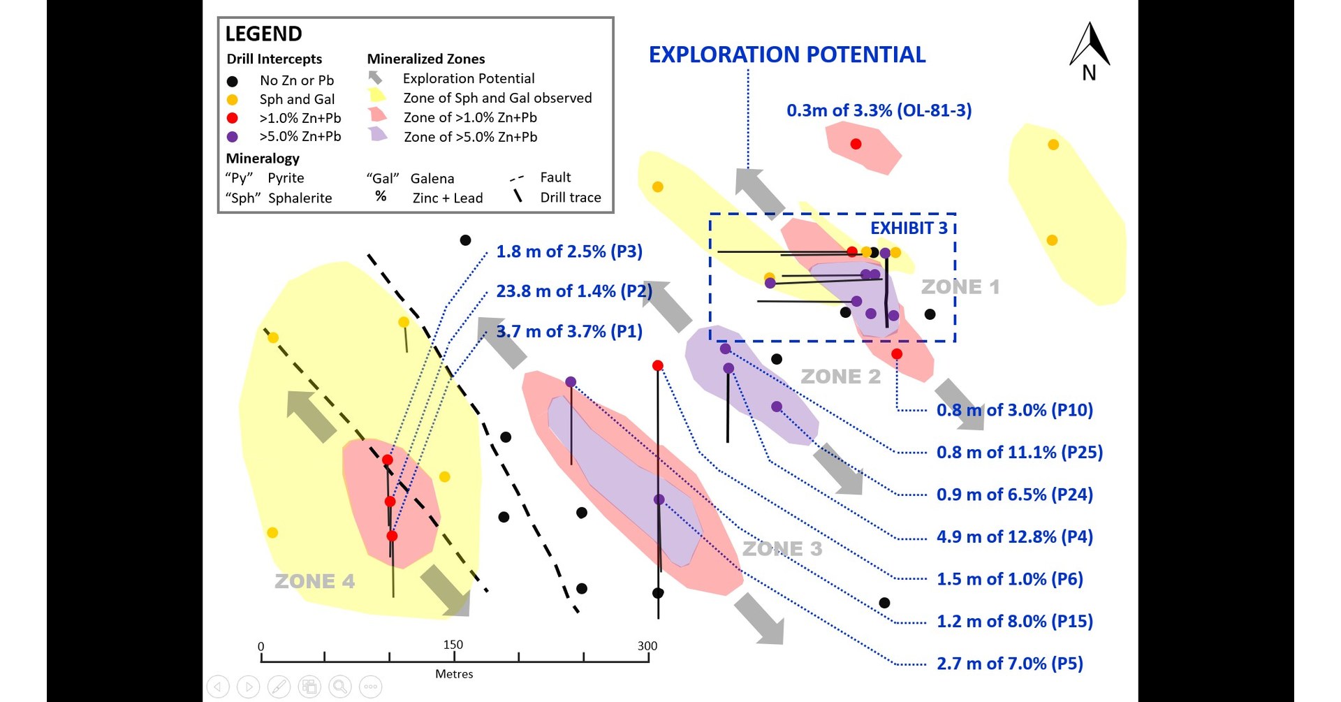 Group Eleven Intersects 10.3 m of 14.6 Zinc, 5.0 Lead and 43 g/t