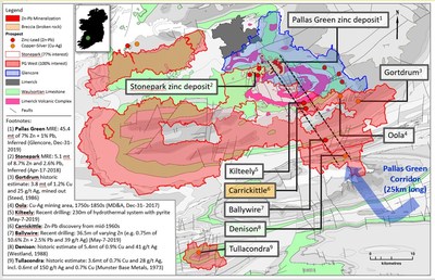Exhibit 1. Location of the Carrickittle Prospect on Group Eleven’s 100%-Interest PG West Project, Ireland (CNW Group/Group Eleven Resources Corp.)