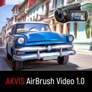 New AKVIS AirBrush Video Plugin 1.0: Airbrush Painting Effects for Your Videos