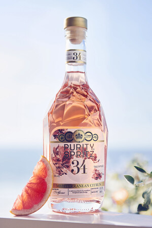 Introducing Purity Spritz, A Modern Natural Twist of The Italian Spritz Cocktail Based on Purity´s Award-Winning Ultra-Premium Organic Vodka Enhanced with Natural Mediterranean Citrus