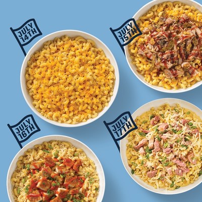 Noodles Rewards members will receive an offer for a free small bowl of gourmet Mac & Cheese with entree purchase from July 14 through July 17.