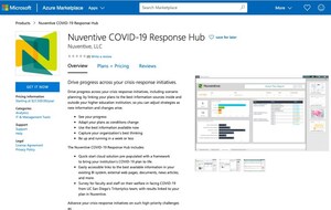 Nuventive COVID-19 Response Hub Now Available in the Microsoft Azure Marketplace