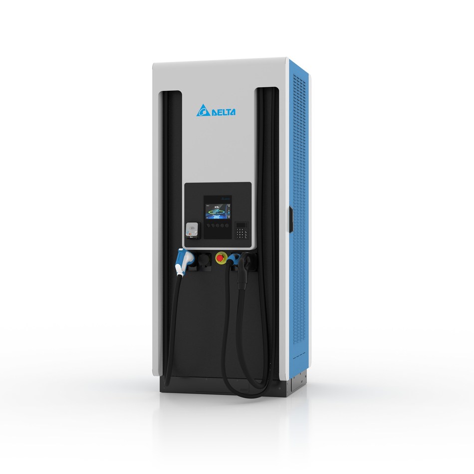 A 200kW Ultra Fast Electric Vehicle (EV) Charger (PRNewsfoto/Delta Electronics BV)