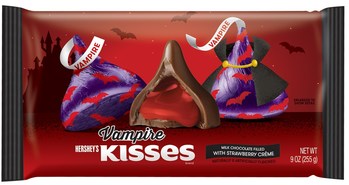 Hershey’s Kisses Vampire milk chocolates