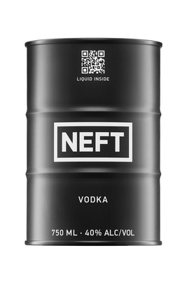 NEFT Vodka.  Unbreakable barrel with an unbeatable taste.