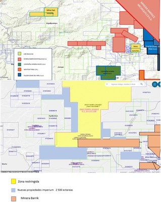 Lida Resources Inc. Acquires 2,500 Additional Hectares Near the Quiruvilca Mine, Peru (CNW Group/Lida Resources Inc)