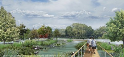 Le Port de plaisance de Lachine sera amnag en un parc riverain et ouvert  toute la population ds 2021. (Groupe CNW/Ville de Montral - Cabinet de la mairesse et du comit excutif)
