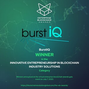 BurstIQ Wins Prestigious Award at the 2020 Enterprise Blockchain Awards