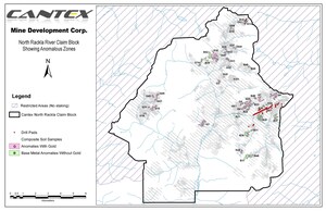 Cantex Announces 48 Gold and Base Metal Discoveries on North Rackla Claims in the Yukon