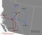 Central Mountain Air Resumes Flying to Routes in Alberta and British Columbia