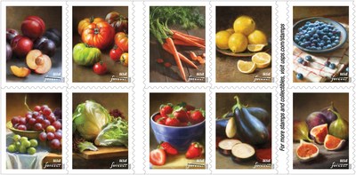 Savoring Fruits and Vegetables Stamps