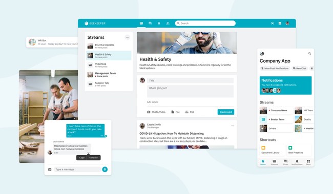 Beekeeper 2.0 Overview - the first communication and operations platform designed specifically for frontline workers