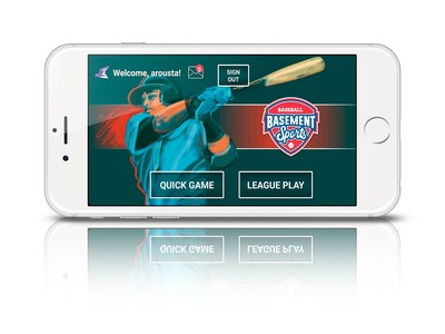 Basement Sports mobile app screen